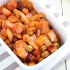 缶詰で作り置き。ミックスビーンズのケチャップ炒め