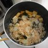 豆腐とねぎとわかめの中華スープの工程2