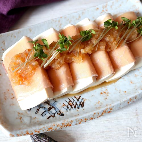【夜食に食べても罪悪感ゼロ】生ハム豆腐