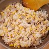 行列の中華屋さんの🍚ガッツリスタミナ☆🤩☆豚バラにら炒飯の工程3