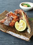 秋鮭の竜田揚げ 紅葉おろしポン酢