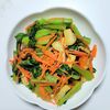 ふうかの作ってみた!投稿(あと1品♩小松菜とお揚げの出汁煮)