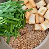 【絹揚げのにらダレ炒め】5分で完成！焼肉のタレでお手軽に♪の工程2