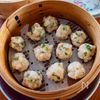 【米粉で海老蒸し団子】もちっとぷりっと、蒸し餃子風に!