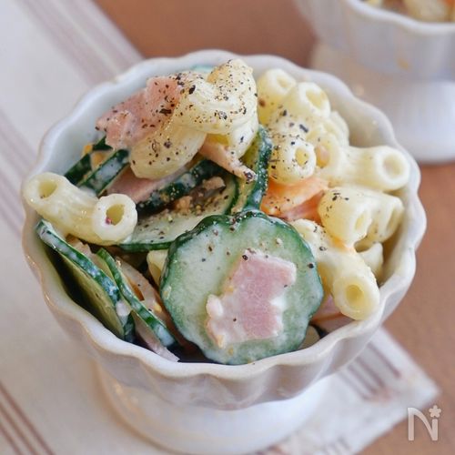 【ズボラなマカロニサラダ】レンチンで！火を使わない