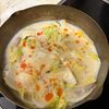 ippei99の作ってみた!投稿(【白菜とベーコンの豆乳スープ】旨みと甘みたっぷり♪♪)