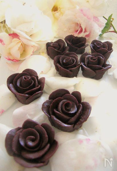 レンジdeバレンタイン薔薇のチョコレート