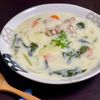 そうちゃんまま。の作ってみた!投稿(【鶏とほうれん草のクリームシチュー】ルー不使用★)