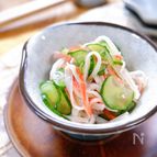 余りものでさっぱり箸休め♪『かにかまときゅうりの酢の物』