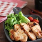 しっとりコク旨♡鶏むね肉でやわらか塩マヨ焼き♡