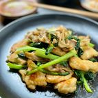 【タアサイと鶏胸肉のわさび醤油炒め】旬の野菜で栄養を摂ろう♪