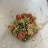 レンジで3分！【小松菜とミニトマトのごまマヨおかかサラダ】の工程3