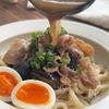 ニンニクごま油香る【ナスと豚バラの旨辛ぶっかけうどん】の工程4