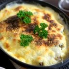 牡蠣と白菜のグラタン