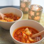 簡単！野菜ジュースで作るミネストローネ