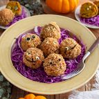 かぼちゃのひとくちコロッケ。ハロウィンパーティーのおかず！