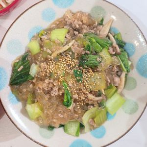 milkの作ってみた!投稿(青梗菜のひき肉炒め)