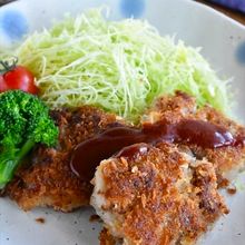 【豚こまで♪ワンパンガーリックとんかつ】サクサク！ジューシー