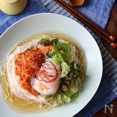 ごま和えキムチそうめん By 栁川かおり レシピサイト Nadia ナディア プロの料理家のおいしいレシピ