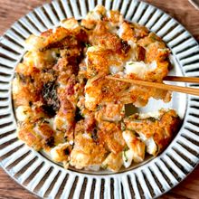 【長芋の明太チーズ焼き】外はカリッと中はホクホク♪