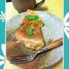 チョロリスの作ってみた!投稿(【濃厚きな粉の和風チーズケーキ】お口でとろけるおいしさ♡)