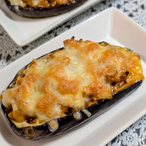 まゆのの作ってみた!投稿(【米なすの旨ミートチーズ焼き】トロッと丸ごと美味しい♪)