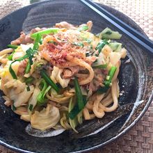 さっぱり和風焼きうどん♡