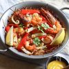 パスタで作るパエリア【海老とイカのフィデウア】休日ランチに♪の工程10
