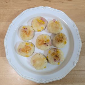 ゆいの作ってみた!投稿(【ベーコンじゃがもっち】子供ウケ抜群♡おやつ感覚で食べれる♡)
