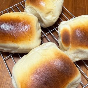 270962の作ってみた!投稿(㊙４段手ごね☆とろける極上ミニ食パン！【パウンド型】)
