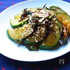 ズッキーニの塩昆布炒め