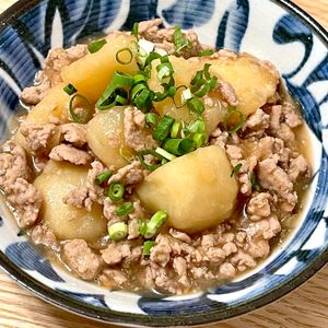 michuの作ってみた!投稿(ほくほく旨みじんわり♩じゃがいものそぼろ煮)