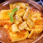 週末は彼とおうちでカフェ気分💕バナナフレンチトースト🤩