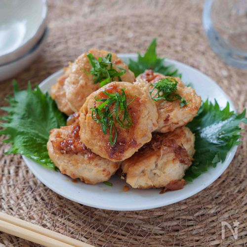 フライパンだけで簡単！暑い日に食べたい！梅だれつくね