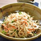 パリパリ食感♪切干大根の中華風サラダ