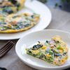【イタリアンオムレツ】冷凍ほうれん草とベーコンのフリッタータ