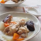 【炊飯器で】押し麦とたっぷり野菜のサムゲタン