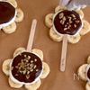 材料4つ ひまわりチョコバナナアイスの工程3