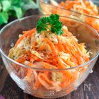【子どもパクパク！】にんじんとキャベツのナムル