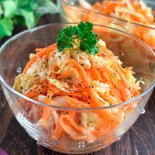 【子どもパクパク！】にんじんとキャベツのナムル