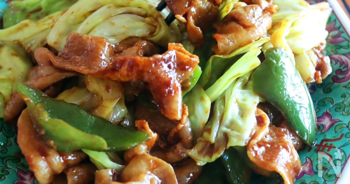 【おかわり必至♡春キャベツの回鍋肉】コク旨！包丁なしで完成
