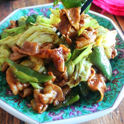 【おかわり必至♡春キャベツの回鍋肉】コク旨!包丁なしで完成
