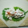 食感パリパリ「海老と鶏ささ身肉の揚げ春巻き」の工程2