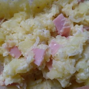 388881の作ってみた!投稿(レンジで5分！【ポテトサラダ】ジャーマンポテト風)