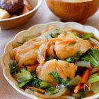 【簡単♪白身魚の彩り野菜あんかけ】