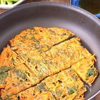 カリっともちっと♪さっぱり和風しそチヂミ【大葉消費】