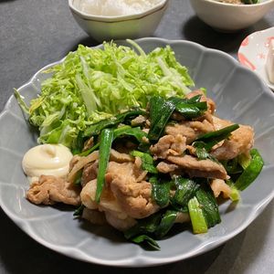 1196415の作ってみた!投稿(『漬けて焼くだけ♪』絶品‼︎豚バラ肉とニラのスタミナいため)