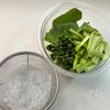 ひき肉と小松菜の豆乳担々春雨スープ【濃厚!飲み干すおいしさ】の工程1
