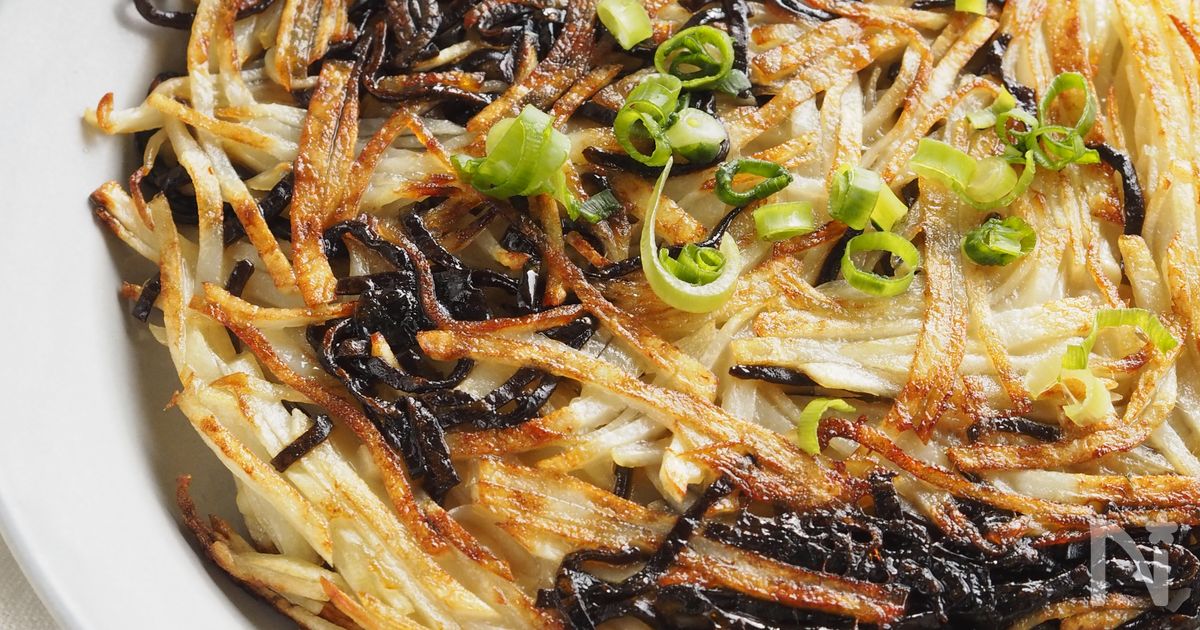 調味料なしでうまうま♡『じゃがいもと塩昆布のガレット』