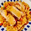 そらの作ってみた!投稿(炊飯器で簡単に!本格チキンジャンバラヤ)